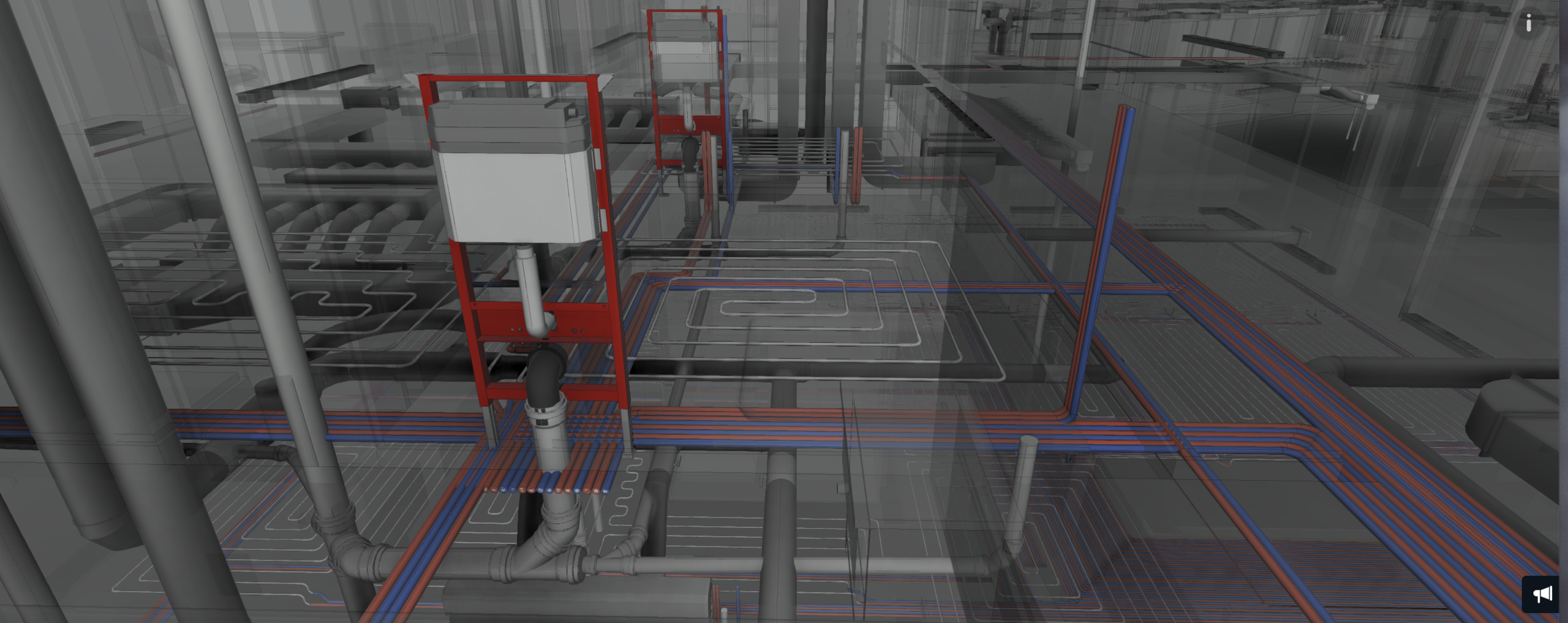 Все инженерные системы можно детально проработать в проекте