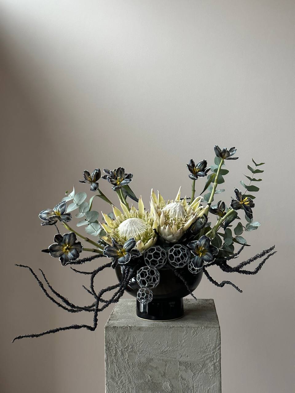 букеты добавляют эстетику в интерьер