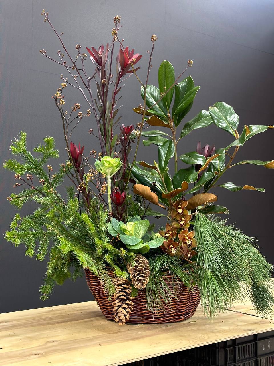 Букеты могут быть декором для сезонных праздников