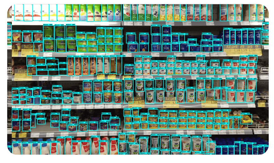 Сканирование полок с помощью GoodsChecker