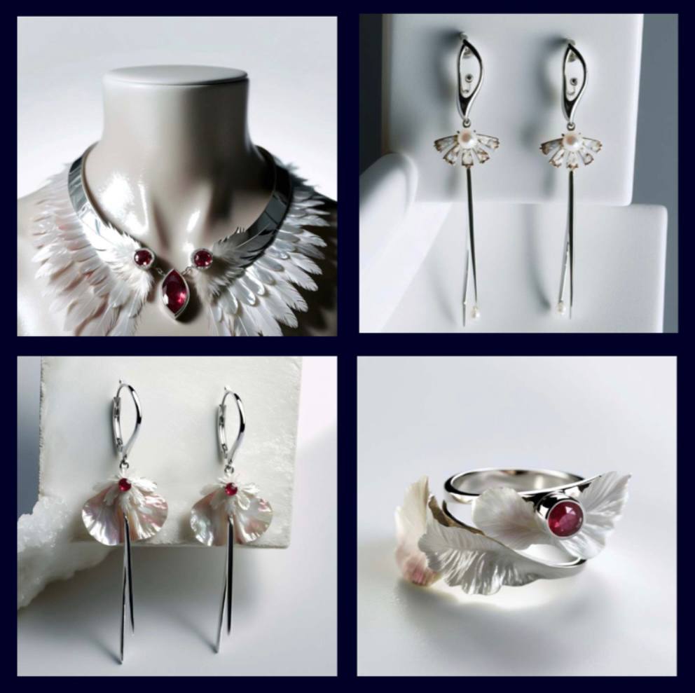 Дизайны украшений к юбилею Майи Плисецкой