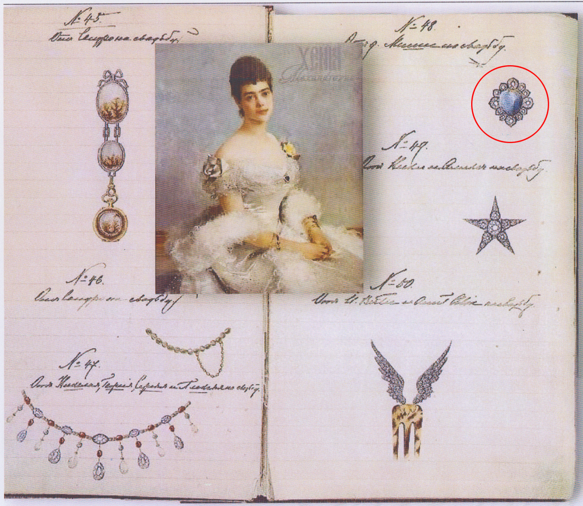 Зарисовка броши