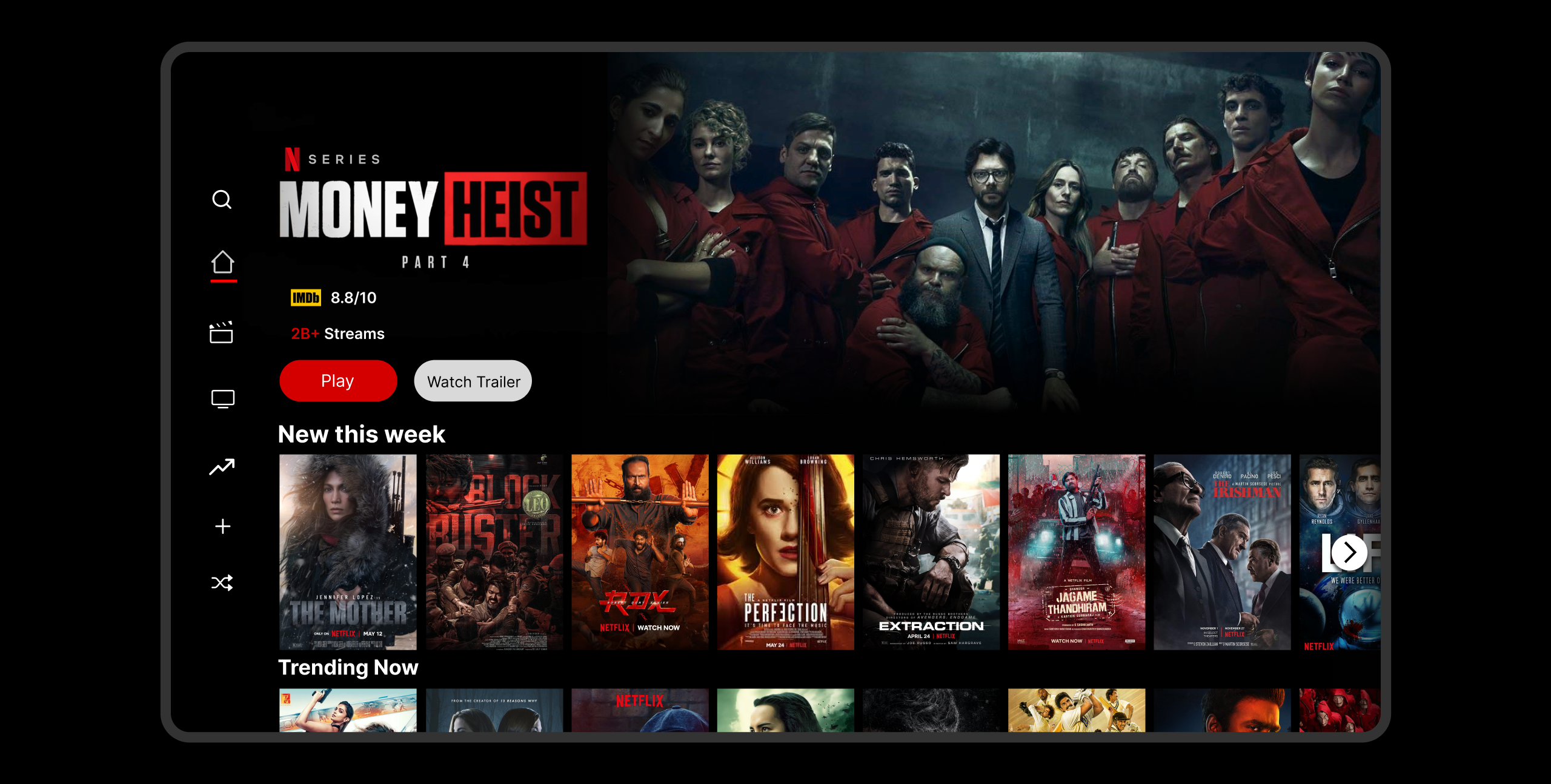 Перезапуск ТВ-приложения Netflix