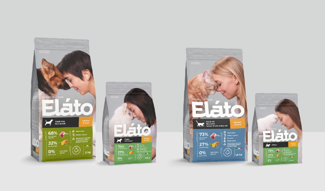 Создание дизайна упаковки кормов для животных под ключ