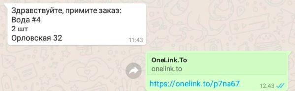 Полный скриншот переписки, показывающий развитие конфликта из-за автоматического ответа с ссылкой