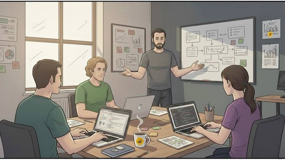 Иллюстрация к истории Callibri: команда разрабатывает продукт