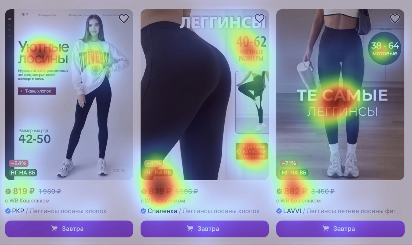 тепловая карта ай-трекера