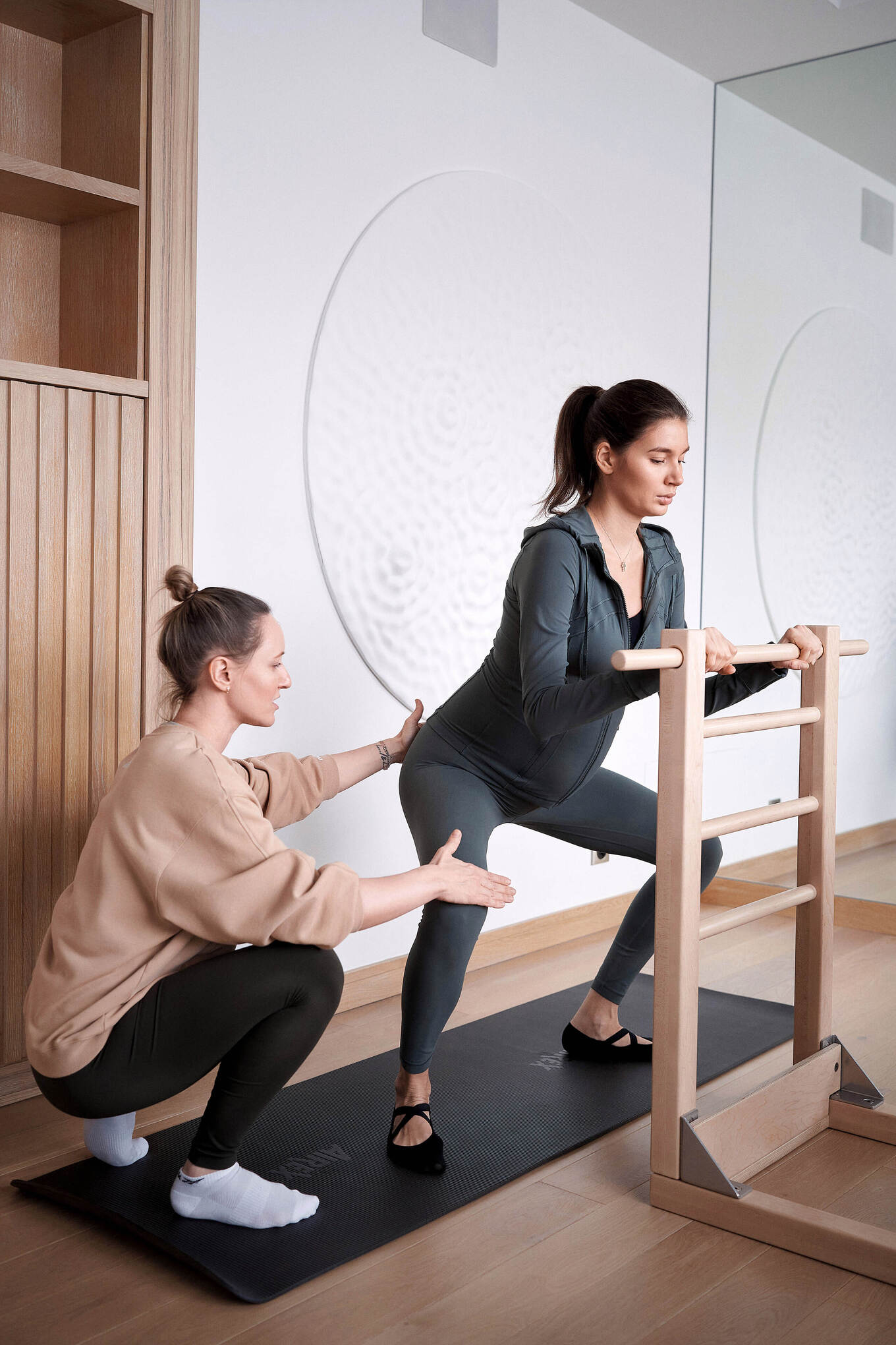 Занятие с беременной клиенткой