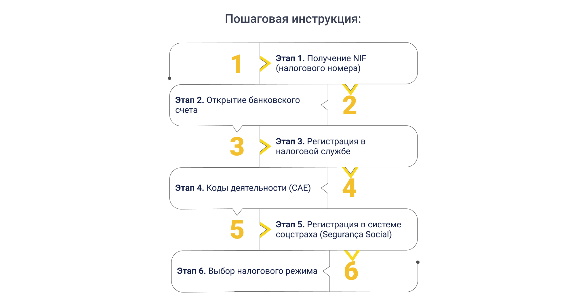 Процесс регистрации ИП