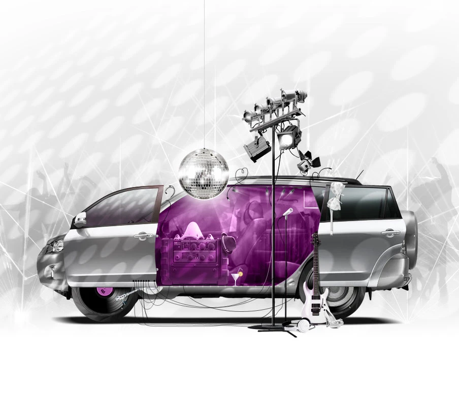 Анимированный скринсейвер «Upgrade your Toyota»