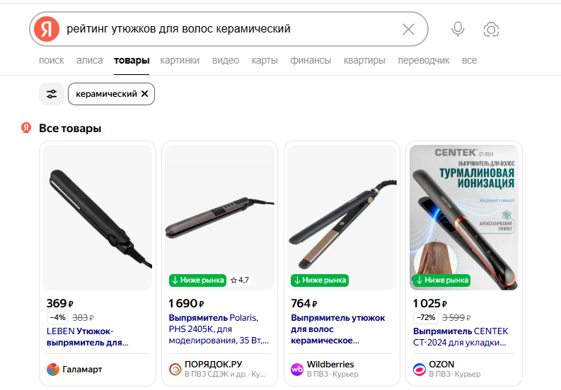 Яндекс Вертикали