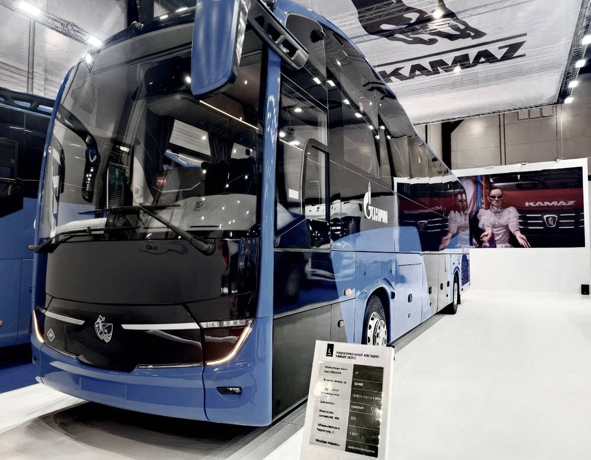 Выставочный стенд КАМАЗ, созданный с использованием технологий искусственного интеллекта