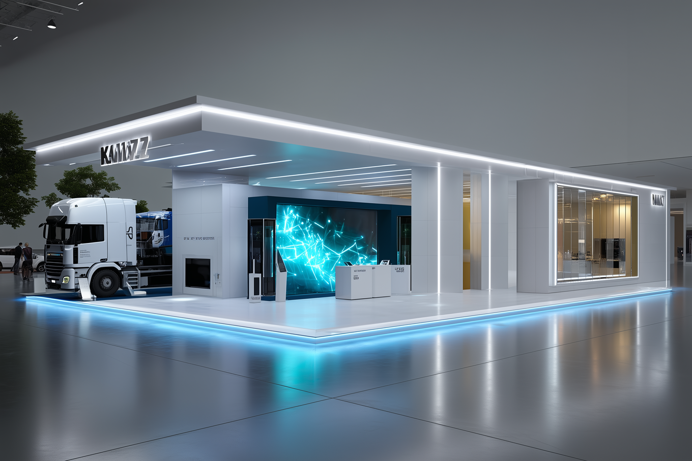 КАМАЗ машина на выставке