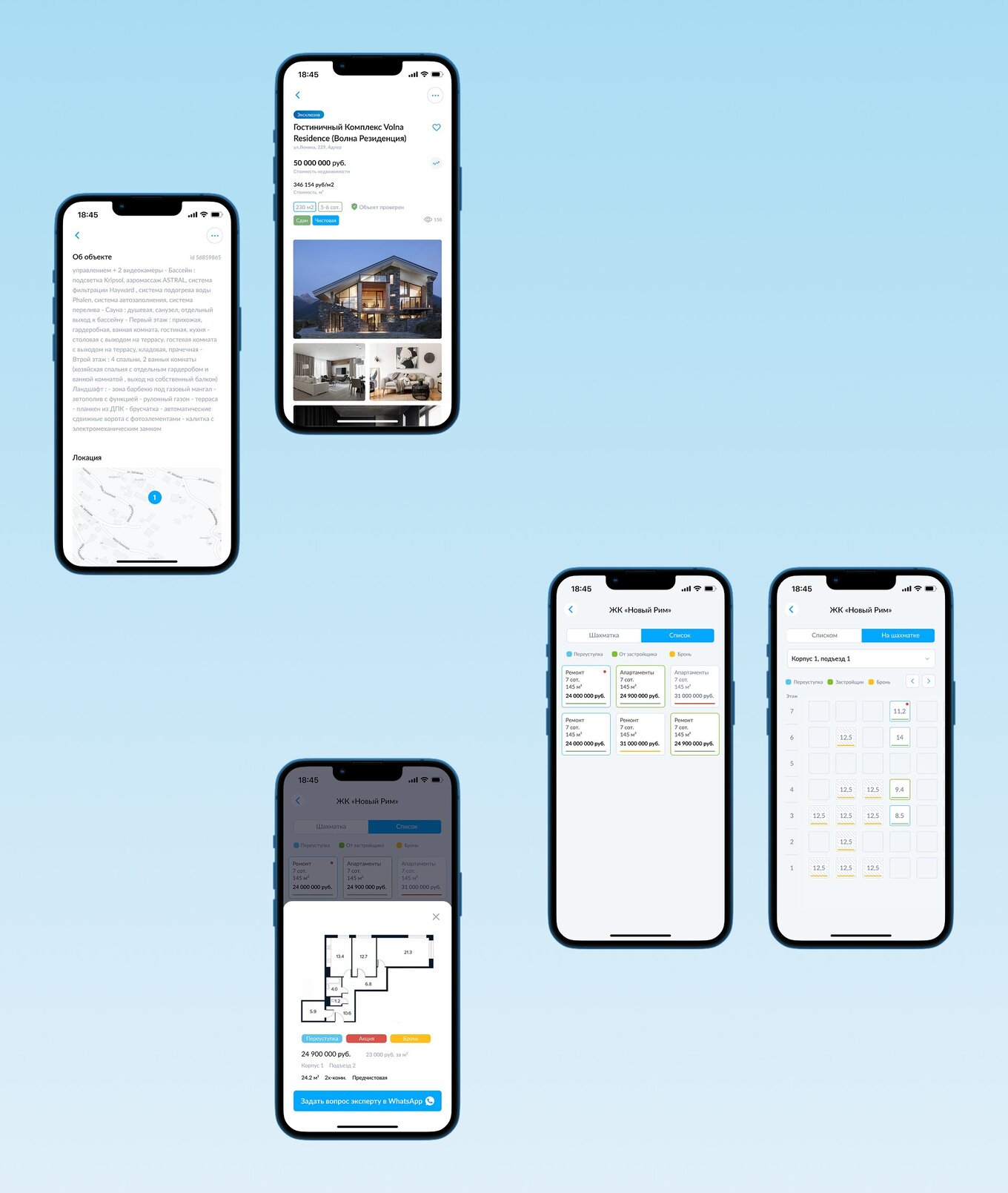 Карточка объекта недвижимости