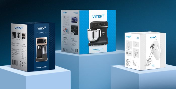 Редизайн упаковки продукции VITEK