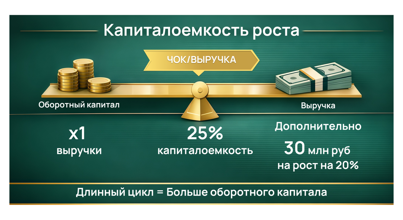 Капиталоемкость роста бизнеса
