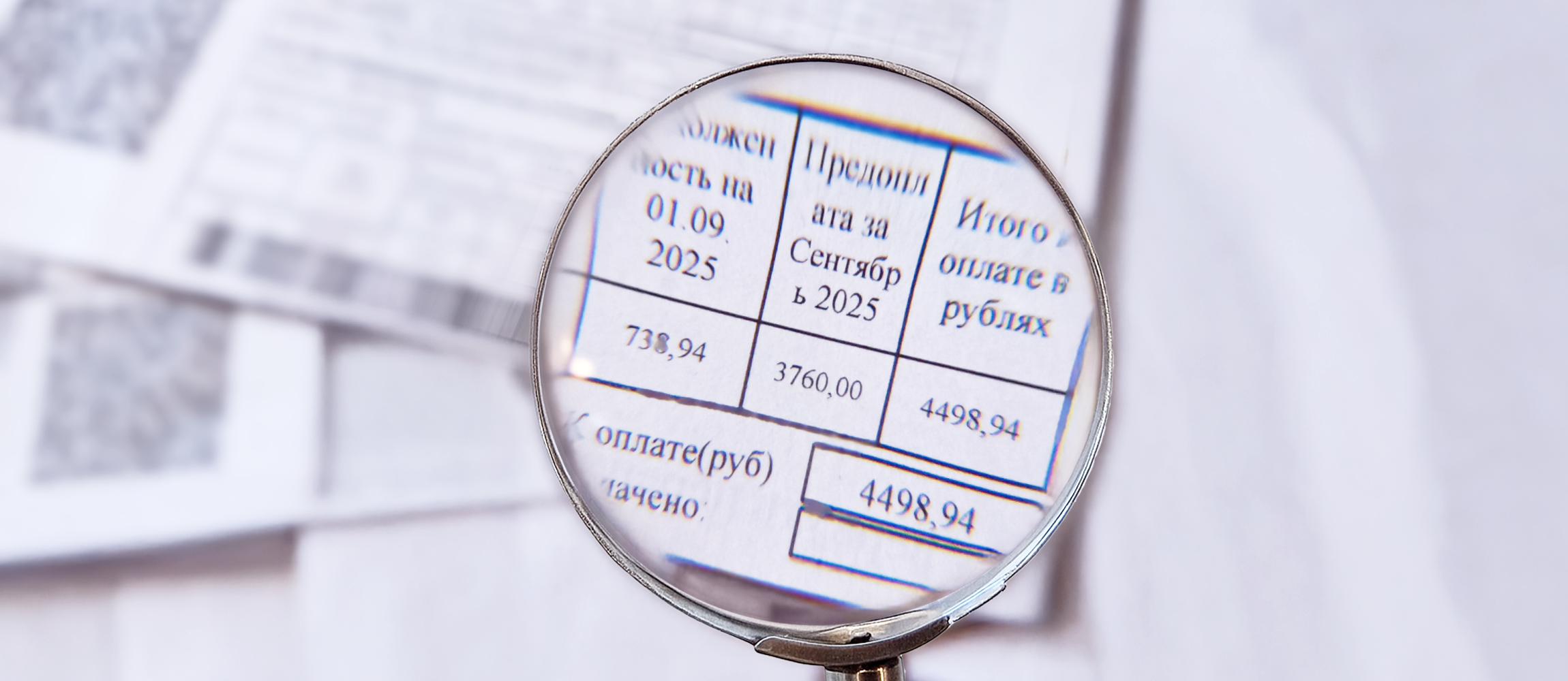 Квитанция с выделенными полями — пример данных для бизнес-аналитики