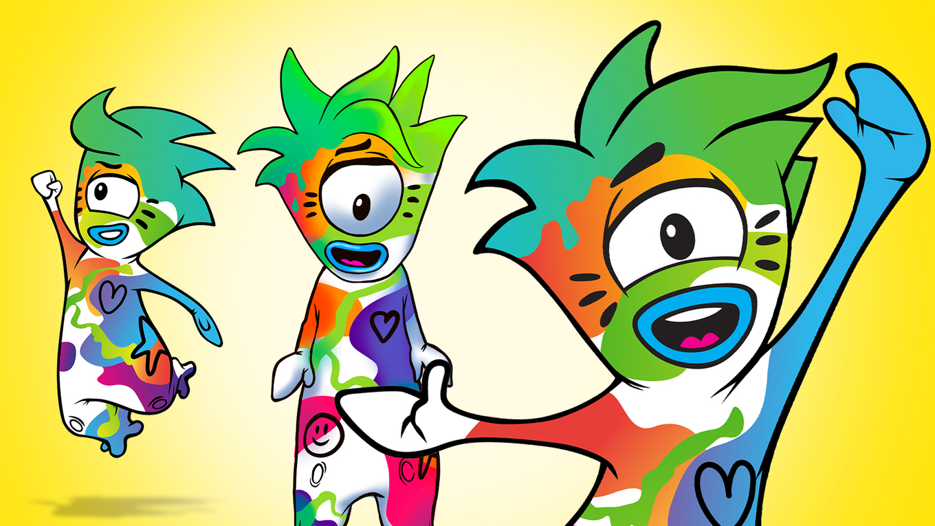 Создание маскота для детского развивающего центра «КидБург»