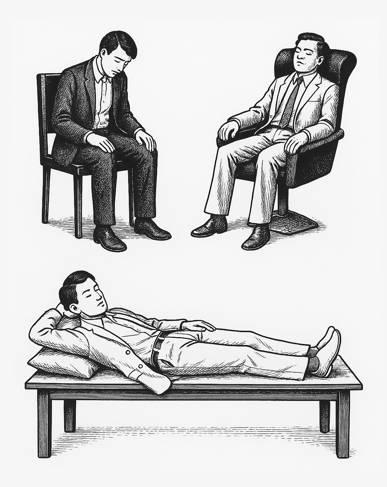 Позы для аутотренинга (аутогенной тренировки)