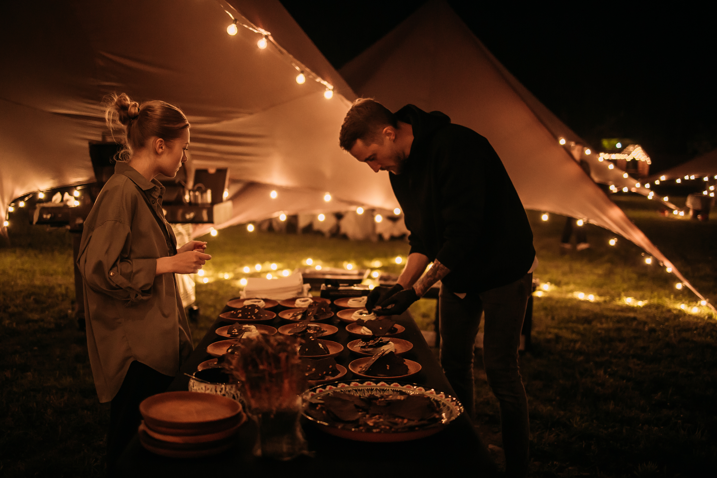 Работа шеф-повара под открытым небом