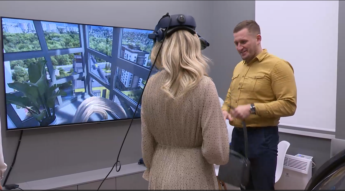 VR-зона в офисе девелопера