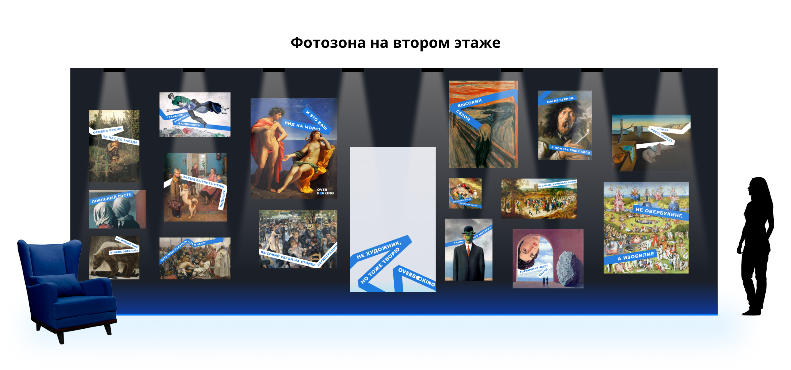 Макет оформления фотозоны на мероприятии