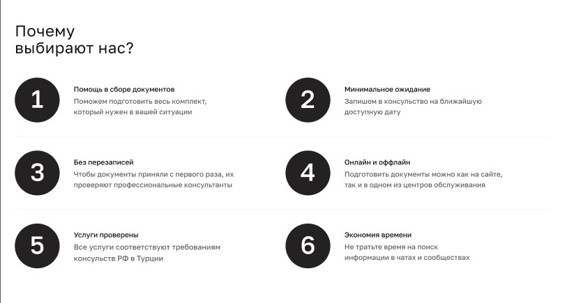 Главная страница до редизайна — без акцента на партнёрство с консульствами