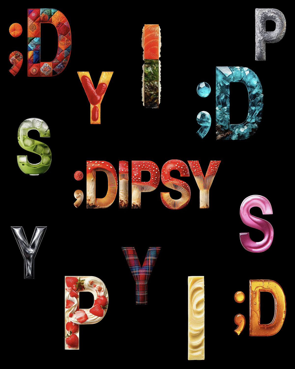 Пример работы с визуальными метафорами и сложными текстурами