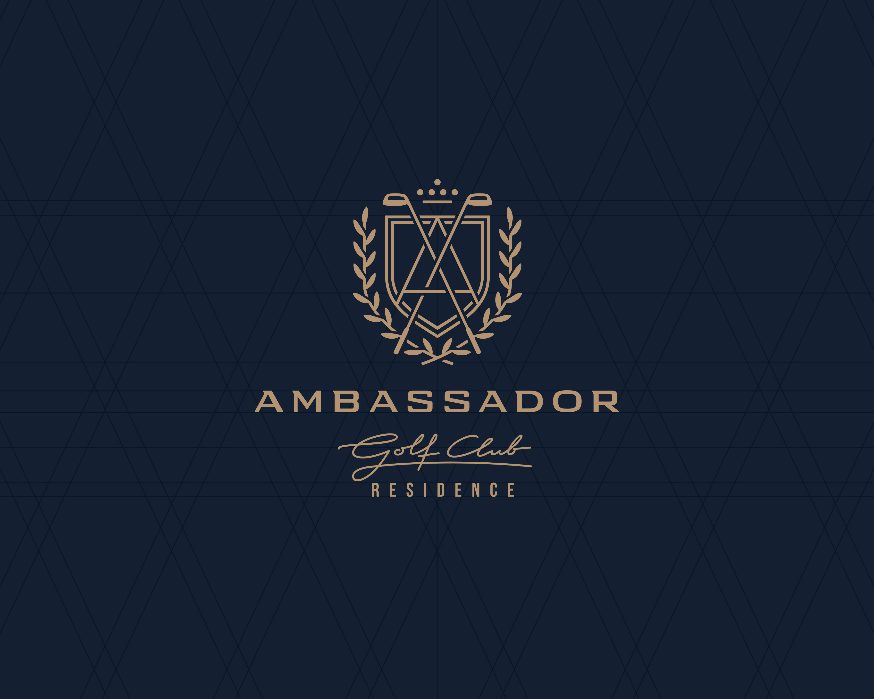 Логотип для объекта элитной недвижимости Ambassador