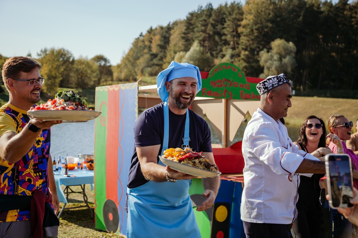 Тимбилдинг на природе для сотрудников