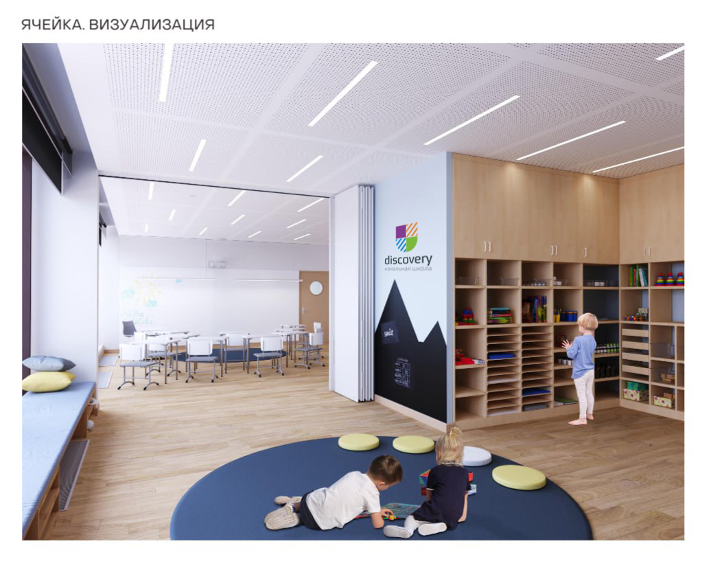 Пример входной группы франшизы начальной школы Disocvery