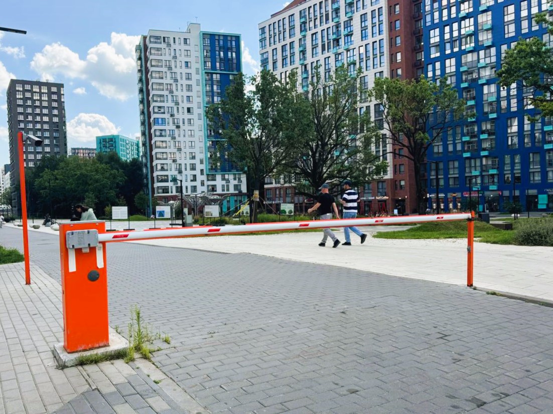 Автоматизированные парковки на территории ЖК