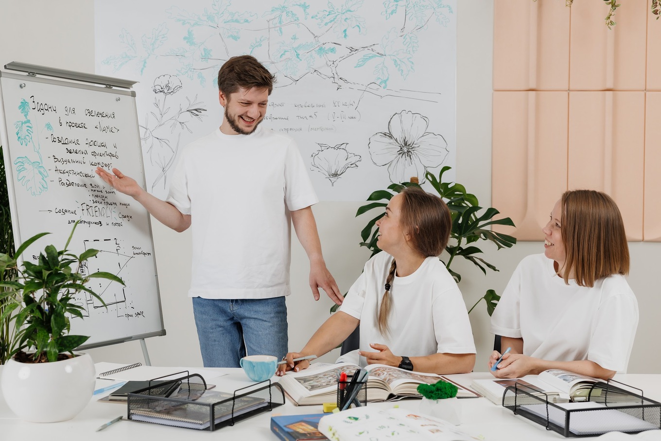 Знакомлю команду с новым проектом