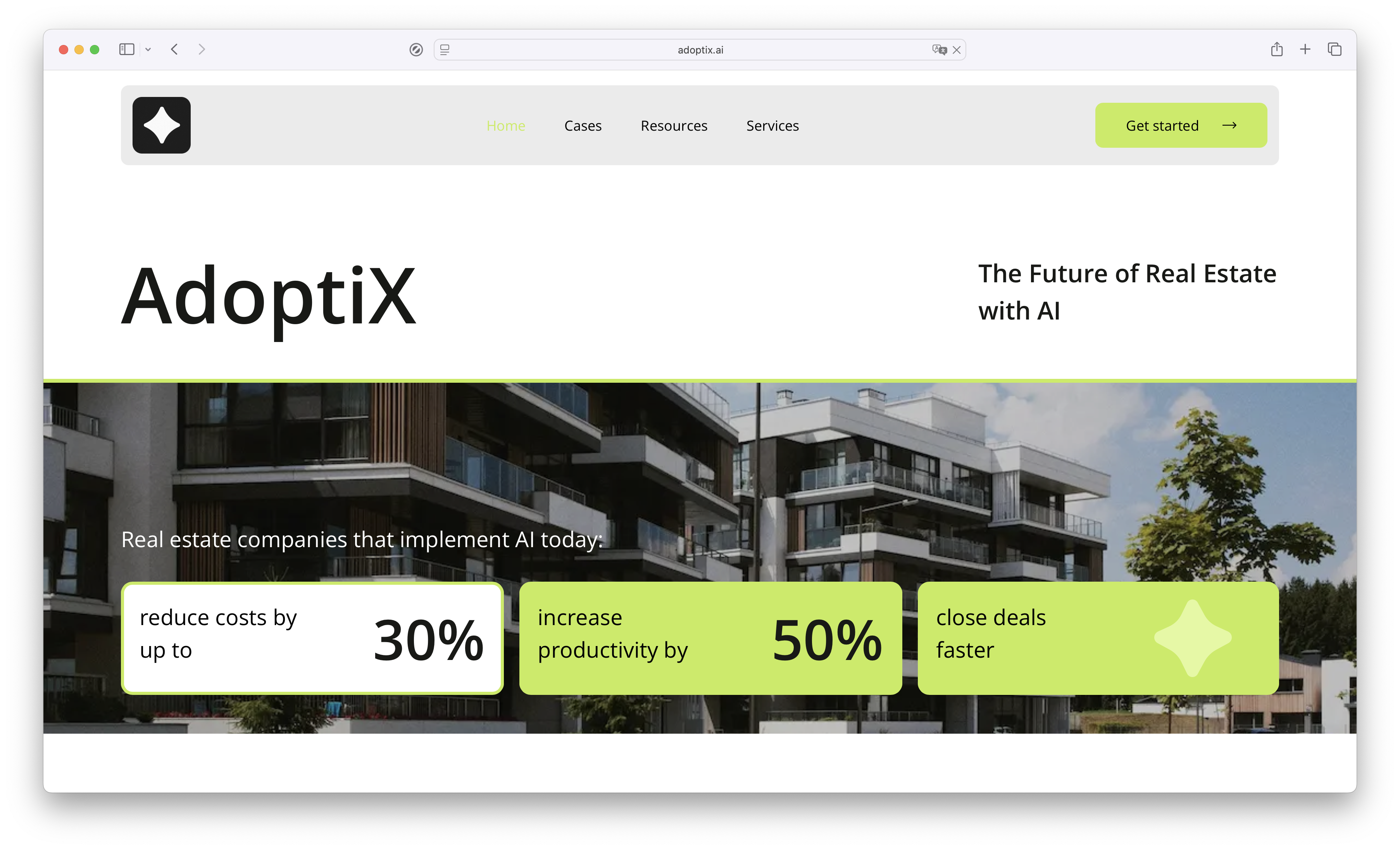 Страница сайта