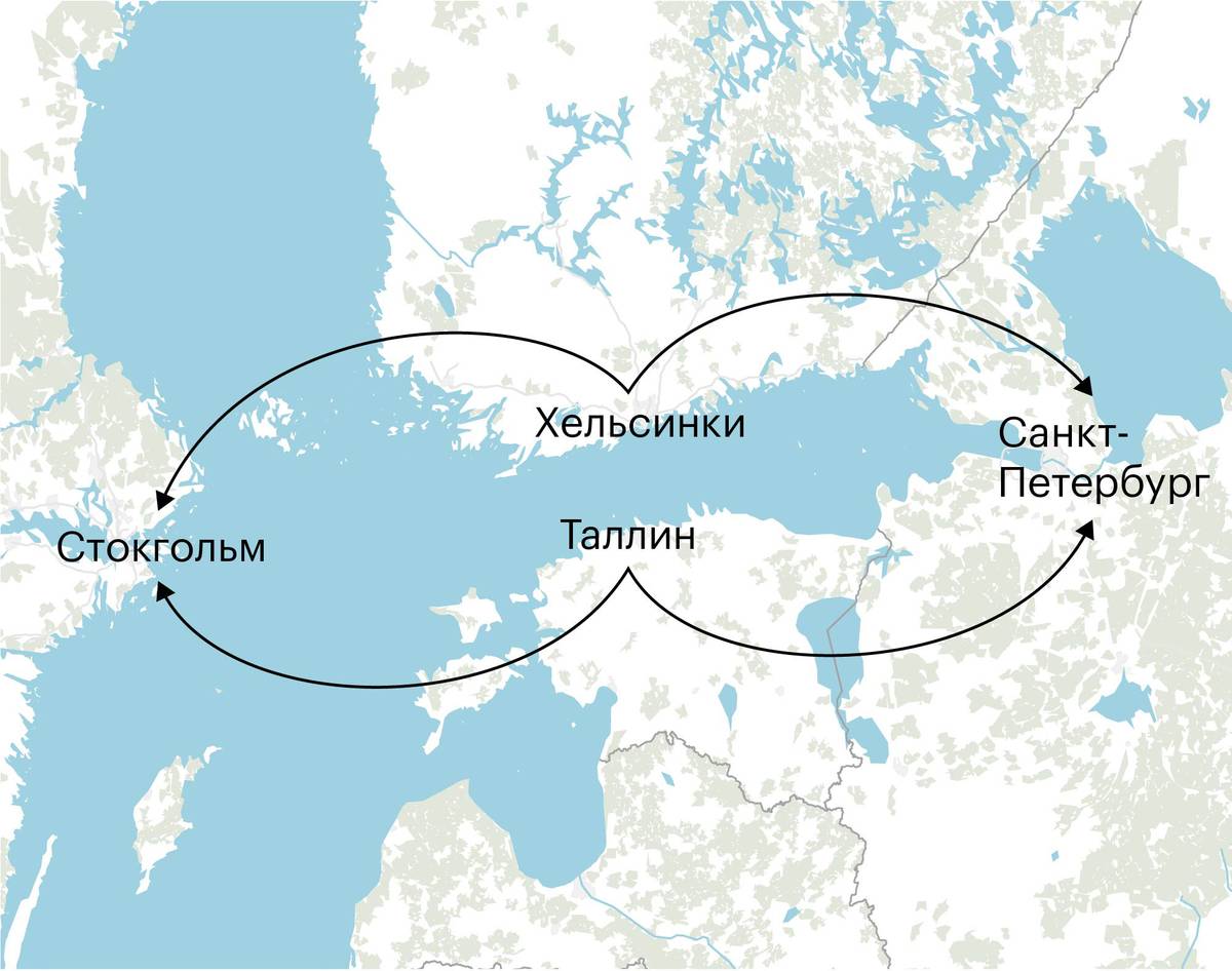 Карта хельсинки стокгольм - 88 фото