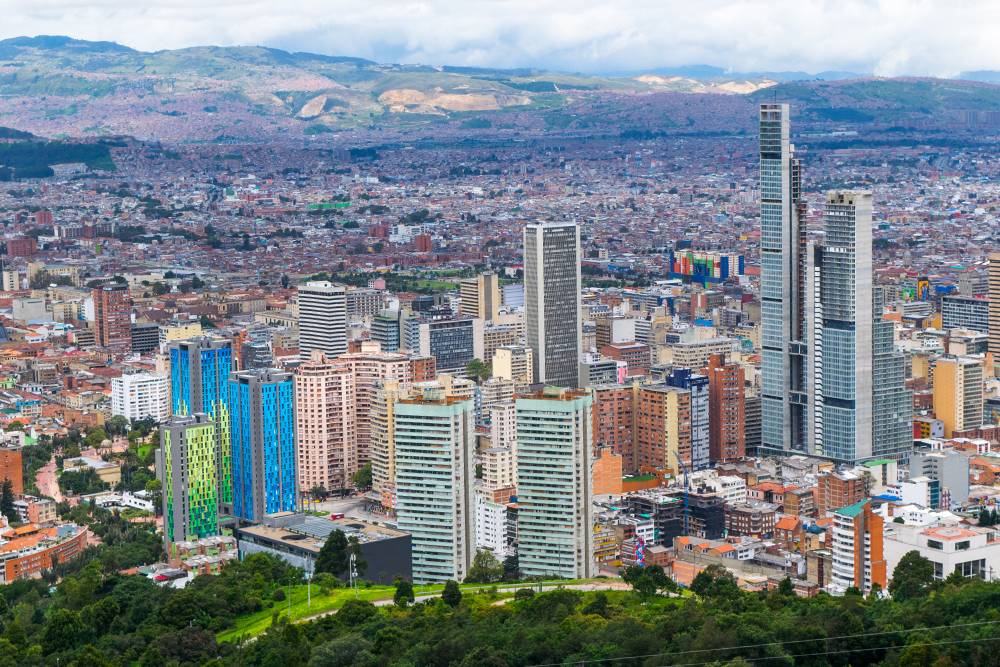 Смотровая площадка в Боготе, столице Колумбии. Источник: Jorge Enrique Villada&nbsp;S / Shutterstock