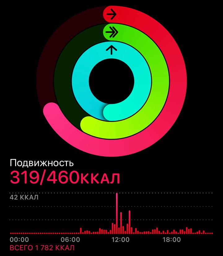 Сводка по дневной активности