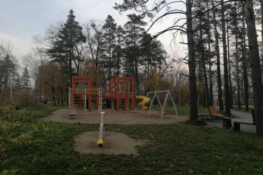 Детская площадка построена в этом году в рамках федеральной программы «Комфортная городская среда». Без&nbsp;вмешательства федералов муниципалитет долгие годы держал парк в запущенном состоянии