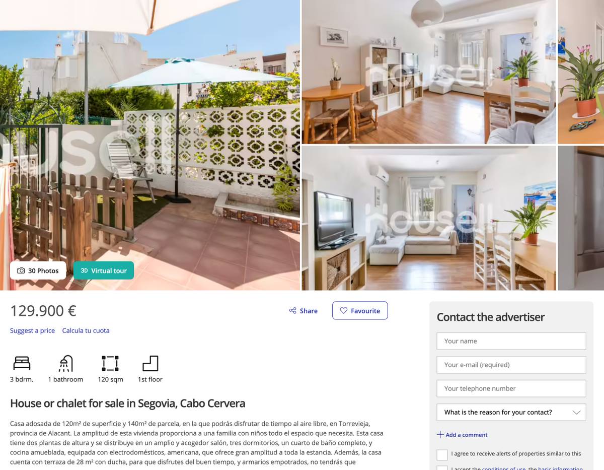 Хороший дом в Ла-Мате до сих пор найти непросто, и цены начинаются от 100 000 € (по новому курсу 8 316 693 <span class=ruble>Р</span>)