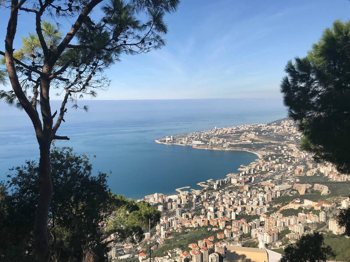 Виды Ливана из горного района Харисса