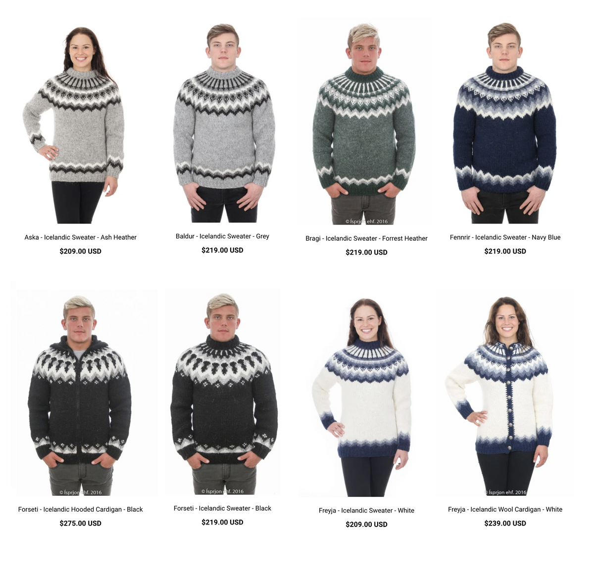 В интернет-магазинах исландские свитеры продаются и за 200 $