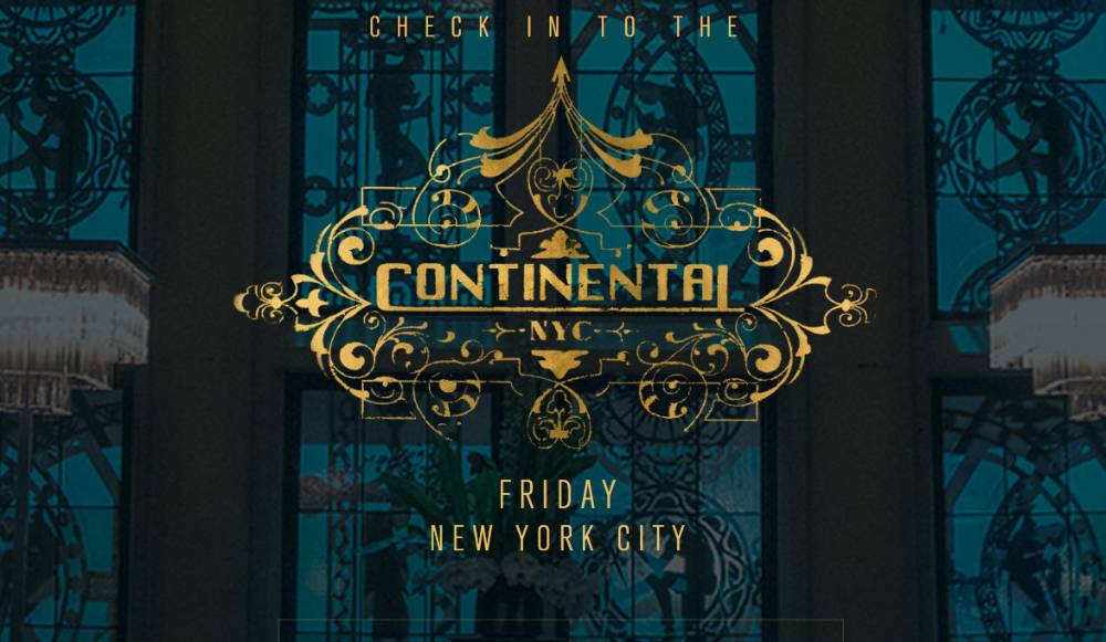 Первый рекламный постер сериала «Континенталь». Источник: Peacock