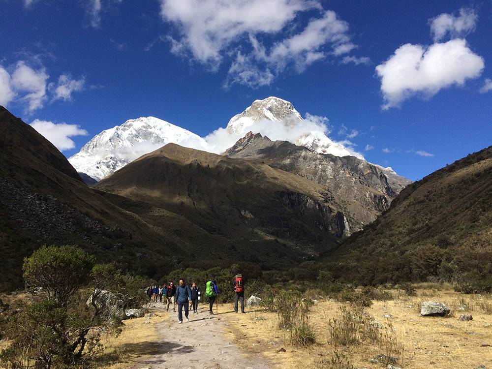 Гора Уаскаран — самая высокая точка Перу. Она находится на 6768 метрах над уровнем моря. У подножья горы в июле утром была температура ниже нуля