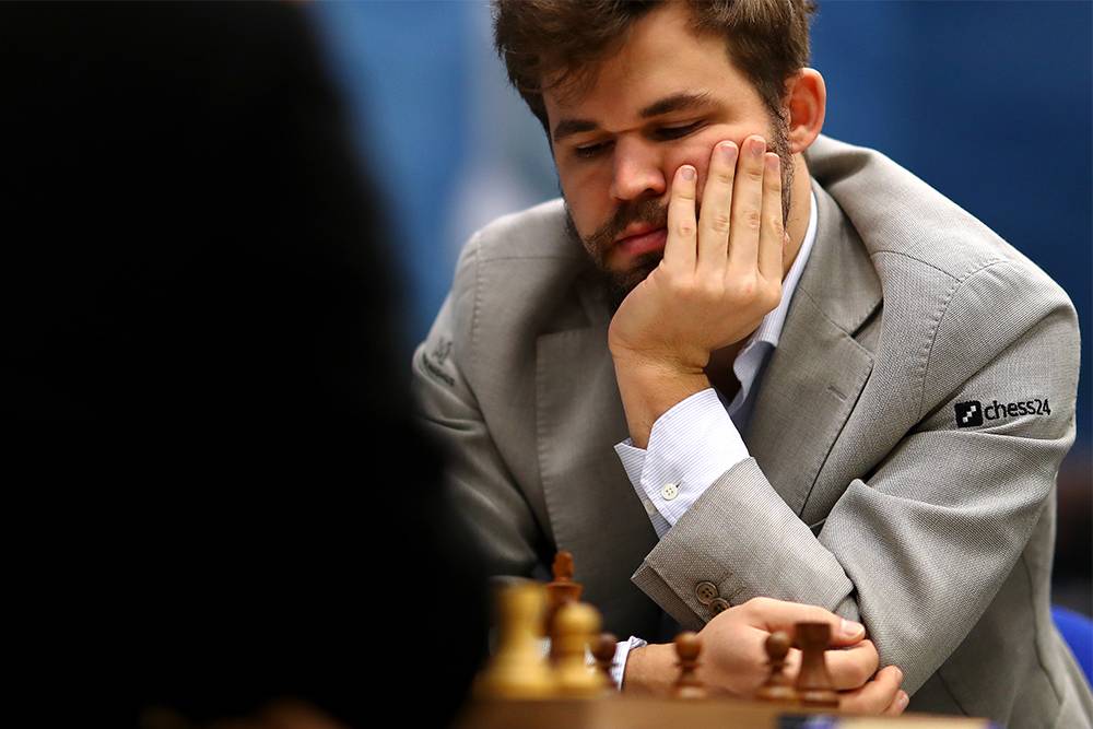 Магнус Карлсен на турнире в Нидерландах в 2020 году. Источник: Dean Mouhtaropoulos / Getty Images