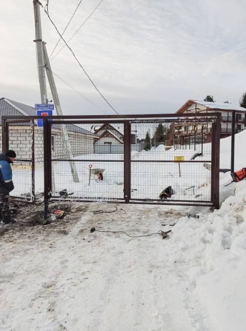 Установка автоматических ворот: пошаговая инструкция по монтажу привода ...