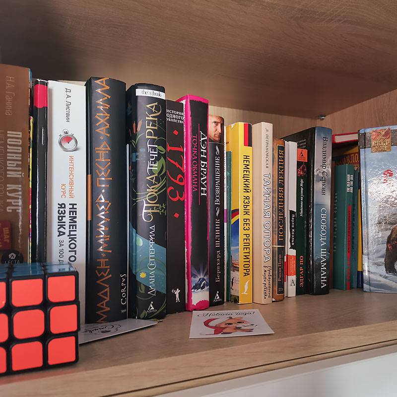Небольшая часть наших книг. Некоторые взяла почитать у подруг