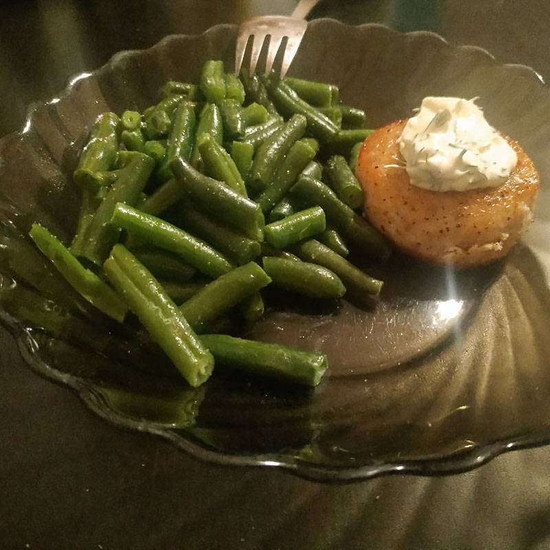 Одинокий, но вкусный ужин