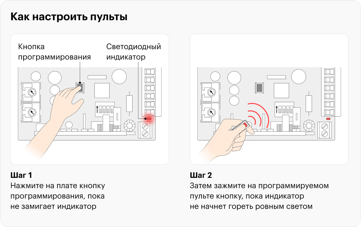 Настроить пульт