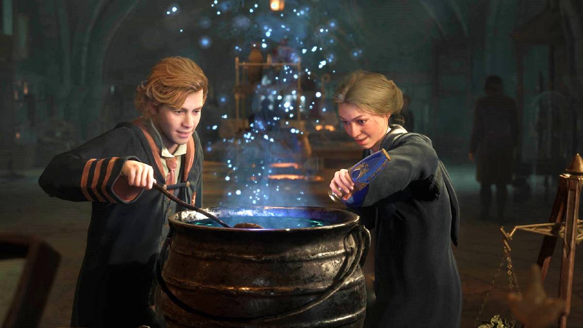 В Hogwarts Legacy игроки смогут готовить зелья вместе с другими учениками школы. Источник: Warner Bros. Interactive Entertainment