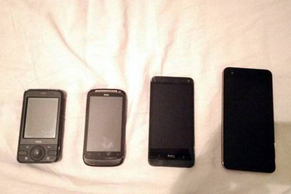 Моя коллекция телефонов HTC
